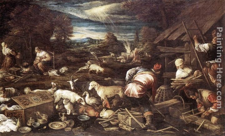 Jacopo Bassano Noah's Sacrifice